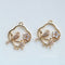 10pcs birds CZ Pave Charm, clover zircon Charm Pendant, moon crystal Pave Charm, Flowers Jewelry Making Supplies, wholesale prices