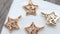 10pcs Small moon star zircon Charm, 14x25mm star pendant Zircon Charm CZ Pave Pendant Charm, DIY earrings necklace pendant Jewelry Making