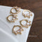 10pcs Heart cz pave charm, 16X20mm pave charm, gold plated over brass, CZ Pave Double hanging drop connection pendant