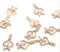 10pcs Flower pendant CZ Pave Charm, CZ Zircon 14x10mm Pendant, Zircon Jewelry Making, Flower Zircon Material Craft Supplies