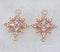 10pcs cross flower Zircon Pendant Charm, 13.4x17mm CZ Pave cross Connector Pendant, DIY Charm, Jewelry Making, Material Craft Supplies