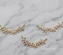 10pcs Six flowers 27x15mm CZ Pave Charm, CZ Zircon flowers Pendant Charm, Jewelry Making, Material Craft Supplies