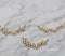 10pcs Six flowers 27x15mm CZ Pave Charm, CZ Zircon flowers Pendant Charm, Jewelry Making, Material Craft Supplies