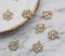 10pcs Snow CZ Pave Charm, 11mm CZ Zircon Snow Pendant Charm, Jewelry Making, Material Craft Supplies