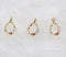 10pcs CZ Pave Teardrop Charm, 6x10mm Teardrop Zircon Pendant , Jewelry Making, Teardrop Zircon Material Craft Supplies