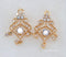 10pcs CZ Pave Rhombus Pendant, 12.5x25mm Zircon Pendant, Jewelry Making, Zircon Material Craft Supplies