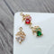10pcs Heart CZ Pave Connecto Pendant , Heart zircon Charm Pendant, 10x16mm crystal CZ zircon Pendant , Diy Jewelry Making Supplies