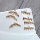 10pcs CZ Pave Charm Porous Pendant, Diamond Zircon Connector, 29x42mm Jewelry Making, Material Craft Supplies
