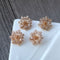 10pcs broccoli CZ Pave Charm, Zircon ball Pendant, 19x9mm, Jewelry Making, Material Craft Supplies