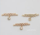 10pcs CZ Pave Charm, Zircon Pendant, 4x24mm CZ Zircon Charm Connector, Jewelry Making, Material Craft Supplies