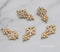 10pcs Snow CZ Pave Pendant Charm, 16x9mm Zircon Snow Connector Pendant, DIY Snow Charm, Jewelry Making, Material Craft Supplies