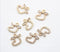 10pcs Christmas boots CZ Pave Charm, 12x9mm CZ Zircon Christmas boots Pendant Charm, Jewelry Making, Material Craft Supplies