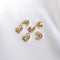 10pcs little love Glass zircon Charm pendant, 7.5mm Zircon Charm, CZ Pave Pendant Charm, earrings bracelet necklace pendant Jewelry Making