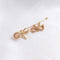 4pcs bow tie cz pave swan charm, bow crystal pendant, Inlaid zircon bracelet pendant, DIY Jewelry Making