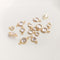 10pcs Glass Zircon Pendant Charm, CZ Pave Connector Pendant, Earrings, necklaces, bracelets, handmade semi-finished materials