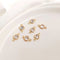 10pcs Glass Zircon Pendant Charm, CZ Pave Connector Pendant, Earrings, necklaces, bracelets, handmade semi-finished materials