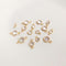 10pcs Glass Zircon Pendant Charm, CZ Pave Connector Pendant, Earrings, necklaces, bracelets, handmade semi-finished materials