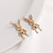 4pcs cute bunny CZ Pave Charm Pendant, bunny Zircon Connector Pendant, Jewelry Making, Zircon Material Craft Supplies