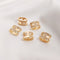 10pcs H-shaped Charm Pendant, Separator Zircon Pendant, Jewelry Making, Zircon Material Craft Supplies