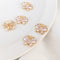 4pcs Butterfly cz pave charm, bracelet necklace pendant, brass gold plated, pave charm, Butterfly Material Craft Supplies