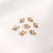 10pcs Zircon Pendant Charm, CZ Pave Connector Pendant, Earrings, necklaces, bracelets, handmade semi-finished materials