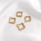 4pcs Pentagram, hexagram, starfish CZ Pave Charm, pendant Zircon Charm CZ Pave Pendant Charm, DIY earrings necklace pendant Jewelry Making