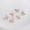 10pcs Big butterfly 22*19mm CZ Pave Charm, Zircon butterfly Connector, Zircon Jewelry Making, Material Craft Supplies