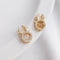 10pcs Heart CZ Pave Charm, CZ Zircon deer Pendant Charm, Jewelry Making, Material Craft Supplies