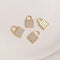 4pcs lock, key Charm pendant, key Pendant Charm, key alphabet keyDIY Finding Jewelry, wholesale prices Nickel free