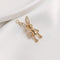 4pcs cute bunny CZ Pave Charm Pendant, bunny Zircon Connector Pendant, Jewelry Making, Zircon Material Craft Supplies