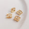 10pcs H-shaped Charm Pendant, Separator Zircon Pendant, Jewelry Making, Zircon Material Craft Supplies