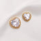 10pcs round, heart cz pave charm Charm pendant, Zircon Pendant Charm, DIY Finding Jewelry
