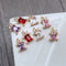10pcs square Glass zircon Charm pendant, square Zircon Charm, CZ Pave Pendant Charm, earrings necklace pendant Jewelry Making