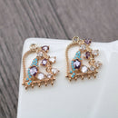 4pcs CZ Pave butterfly Charm Pendant, Zircon butterfly Connector, Jewelry Making, Material Craft Supplies