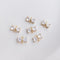 10pcs bow CZ Pave Charm, bow Zircon Connector, Zircon Jewelry Making, Material Craft Supplies