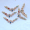 2pcs CZ Pave Charm, Seven color pendant Zircon Pendant Connector, Jewelry Making, Material Craft Supplies
