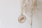 Queen Anne's Lace and Pink Pressed Wildflower Necklace | Resin Necklace | Dried Wildflowers | Handmade | Pendant | Real Flower