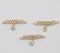 10pcs Small tag CZ Pave Charm, 24x4mm Zircon Pendant, Jewelry Making, Material Craft Supplies