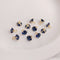 10pcs CZ Pave Charm, 7mm Zircon Pendant Charm, DIY Jewelry Making, Material Craft Supplies