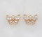 10pcs Butterfly CZ Pave Charm, 12x10mm zircon Charm Pendant, crystal Pave Charm, Jewelry Making Supplies