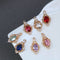 10pcs Arrow teardrop CZ zircon Charm pendant, 12x20mm Zircon pendant Charm CZ Pave Pendant Charm, DIY Connector Jewelry Making