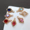 10pcs Arrow teardrop CZ zircon Charm pendant, 12x20mm Zircon pendant Charm CZ Pave Pendant Charm, DIY Connector Jewelry Making
