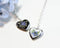 Pressed Flower Locket, Locket Necklace, Dainty Locket, Vintage Locket Necklace, Heart Locket, Photo Locket, Forget Me Not