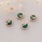 10pcs Gold Plated Planet Charm Pendant Glass Planet Charm