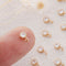 Preferential !!! 10pcs Gold Plated Zircon Charm,Gold Initial Charm,Tiny cz Pendant,cz Pave Charm, Clear, Wholesale