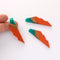 4pcs Epoxy Resin Pendants, Long Stick Translucent White Resin Findings, Wood and Resin Pendant, Color Blocked, Long BarCharm