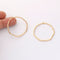 10PCS. Real Gold Plated Circle Charm, Hollow Circle Pendant,Brass Finding,Earring Jewelry DIY Material