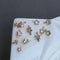 10pcs CZ Pave four leaf clover Charm, star Zircon Pendant, flower clover Charm Connector, Jewelry Making,Material Craft Supplies