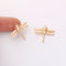 6pcs Real Gold Plated Brass Dragonfly Charms Animal Pendant Dragonfly Charm Jewelry Accessories for Necklace&Bracelet Making