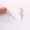 6pcs platinum plated tulip flower charm, tulip Pendant ,tulip bouquet, plant,Jewelry Making,diy supply